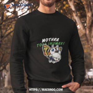 mothra x toge inumaki x jujutsu kaisen x godzilla collab t shirt sweatshirt
