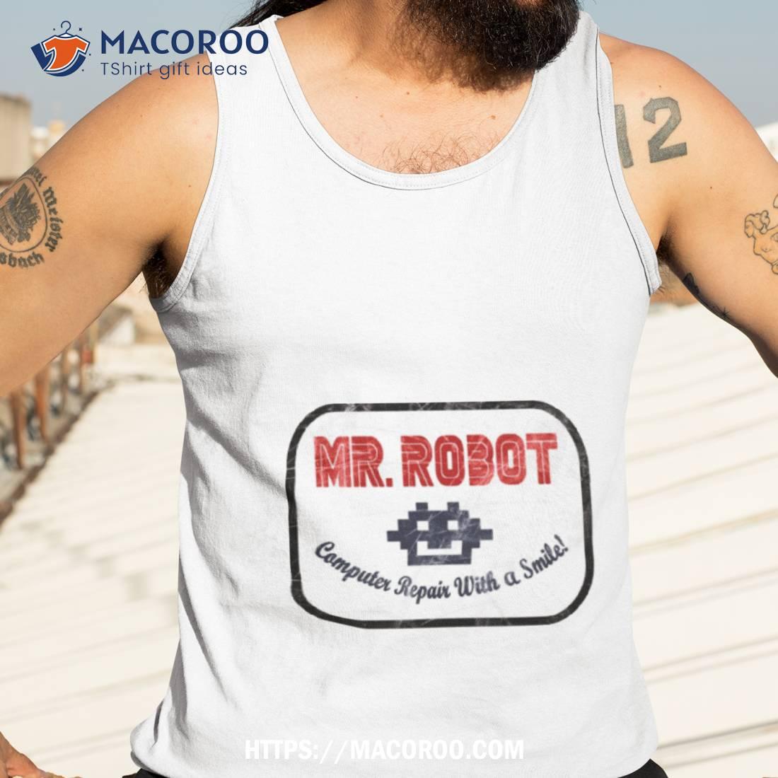 Mr Robot Computer Repair With A Smile Shirt Mr Robot Computer Repair With A Smile Shirt