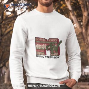 mtv christmas vintage holiday logo shirt sweatshirt