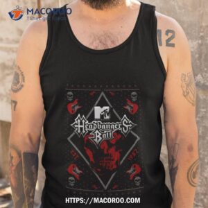 Mtv Vintage Headbangers Ball Christmas Shirt 3 mtv vintage headbangers ball christmas shirt tank top