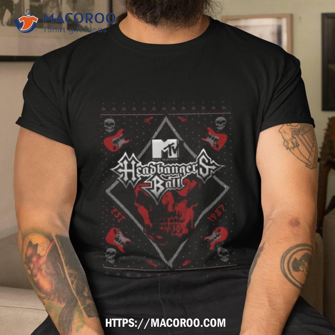 Mtv Vintage Headbangers Ball Christmas Shirt Mtv Vintage Headbangers Ball Christmas Shirt