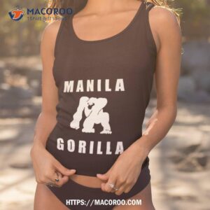 muhammad ali manila gorilla shirt tank top 1