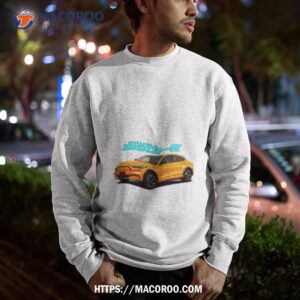 mustang mach e cyber orange shirt sweatshirt