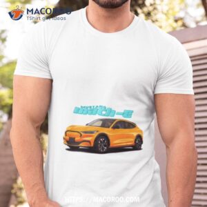 Mustang Mach E Cyber Orange Shirt