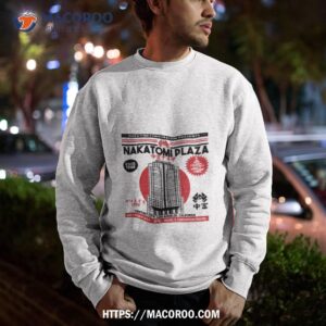 nakatomi christmas party japanese style shirt sweatshirt