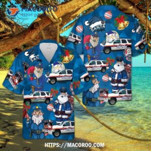 Nassau County Police Department County, New York Christmas Hawaiian Shirt