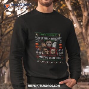 naughty horror christmas 2023 shirt sweatshirt