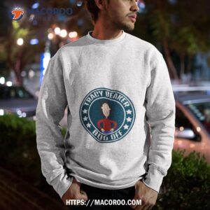 navy logo bog off tracy beaker shirt sweatshirt