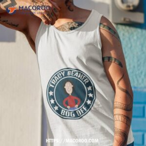 navy logo bog off tracy beaker shirt tank top 1