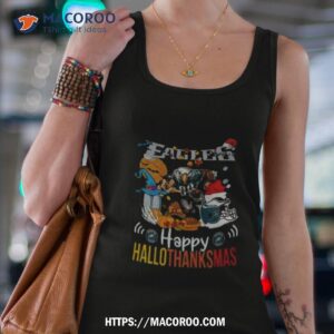 ncaa philadelphia eagles mascot happy hallothanksmas shirt tank top 4