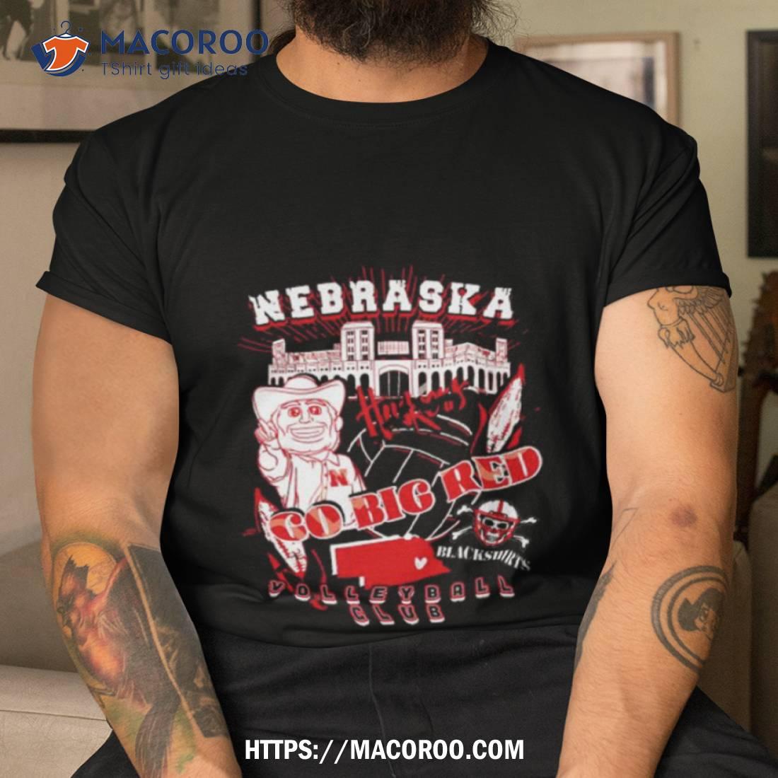 Nebraska Huskers Go Big Red Volleyball Club 2023 Shirt