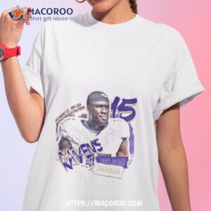 nelson agholor football paper baltimore ravens t shirt tshirt 1