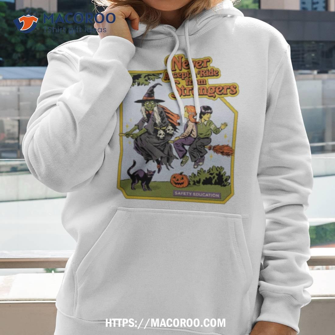 Never Accept A Ride Halloween Shirt Never Accept A Ride Halloween Shirt