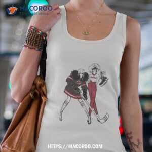 new jersey devils g iii 4her by carl banks hockey girls t shirt tank top 4