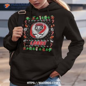 New Mexico Lobos Grateful Dead Ugly Christmas Sweatshirt