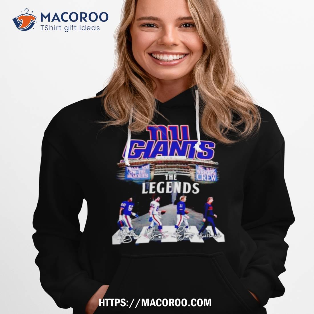 New York Gians Thank You For The Memories Big Blue Wrecking The Legends Shirt New York Gians Thank You For The Memories Big Blue Wrecking The Legends Shirt