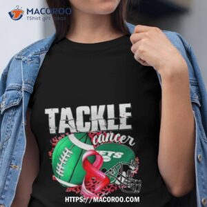 New York Jets Tackle Cancer T Shirt