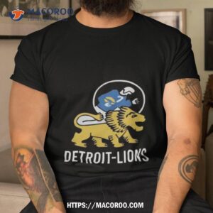 Nfl Team Detroit Lions ’52 Homage Tri Blend Shirt