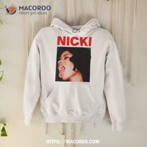 nicki minaj sticking out tongue shirt hoodie