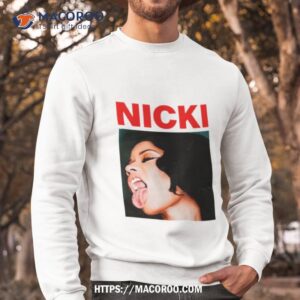 nicki minaj sticking out tongue shirt sweatshirt