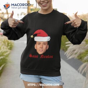nicolas cage stage name actor filmmaker coppola christmas 2023 shirt sweatshirt