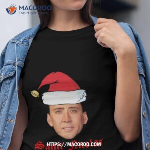 Nicolas Cage Stage Name Actor Filmmaker Coppola Christmas 2023 Shirt