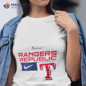 Nike Texas Rangers 2023 Postseason Legend Performance T Shirt
