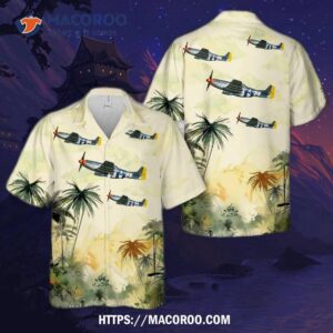 North American P-51d-30-nt Mustang, 45-11633, Lady Alice, 364th Fighter Squadron, 357th Group, N151mw “the Yoxford Boys” Hawaiian Shirt