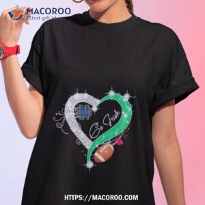 Notre Dame Fighting Irish Go Irish Love Heart Diamond 2023 Shirt