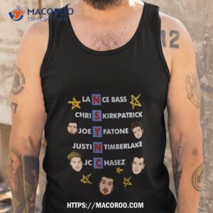 nsync bye bye bye lance bass chris kirkpatrick joey fatone justin timberlake jc chasez t shirt tank top