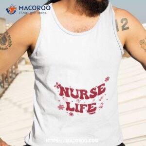 nurse life nurse life christmas shirt tank top 3