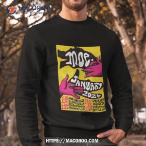 official moe tour january 2024 t shirt sweatshirt