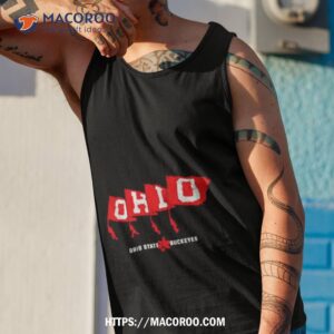 oh io ohio state buckeyes flags shirt tank top 1