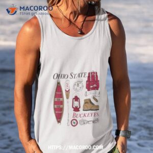 ohio state buckeyes comfort wash camping trip t shirt tank top