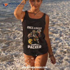 once a packers always a green bay packers mascot nfl shirt tank top