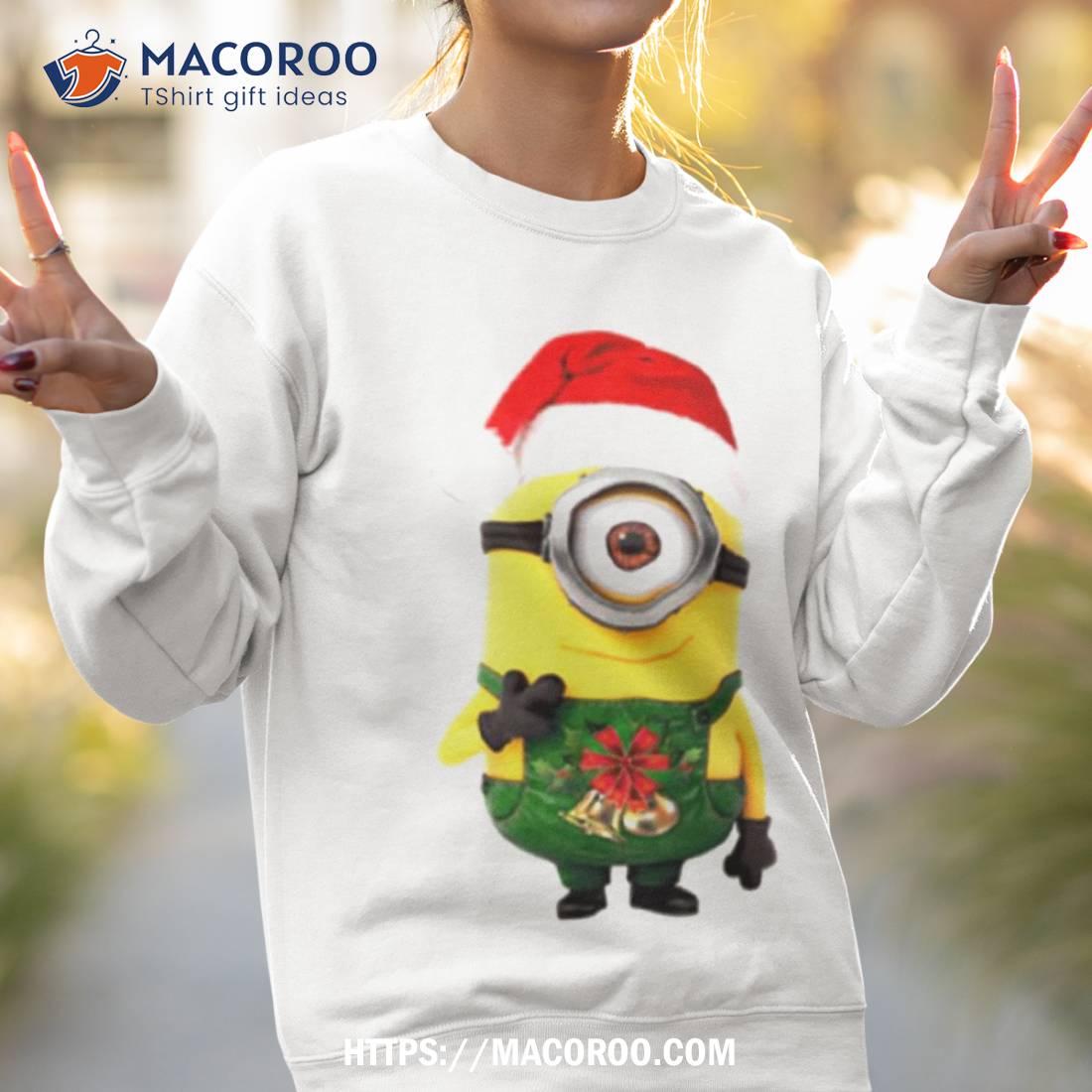 One Eye Minion In Christmas Shirt One Eye Minion In Christmas Shirt