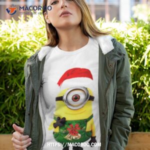 one eye minion in christmas shirt tshirt 4