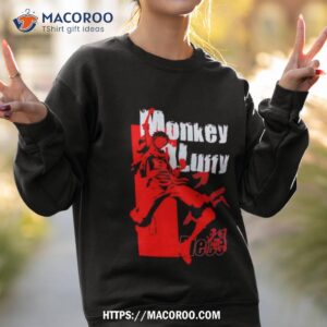 one piece luffy tonal name double sided shirt sweatshirt 2