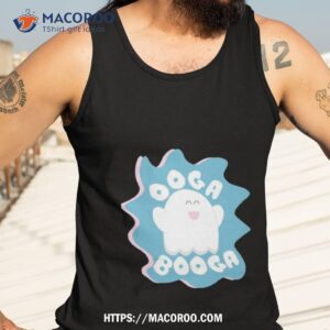 ooga booga cute ghost halloween shirt tank top 3