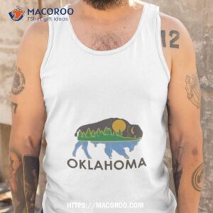 opolis clothing oklahoma bison landscape t shirt tank top