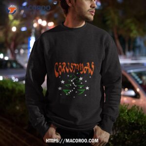 orange christmas tree shirt sweatshirt