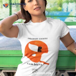 orange county ramblers text logo shirt tshirt 1