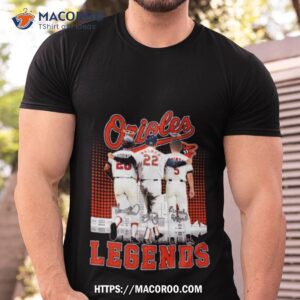 orioles f robinson palmer b robinson legend signatures shirt tshirt