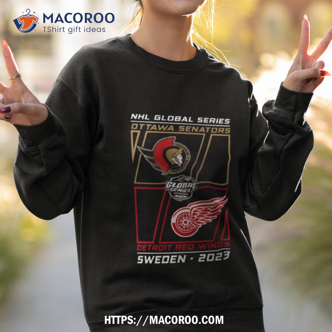 Ottawa Senators Vs Detroit Red Wings 2023 Nfl Global Series Match Up T Shirt Ottawa Senators Vs Detroit Red Wings 2023 Nfl Global Series Match Up T Shirt