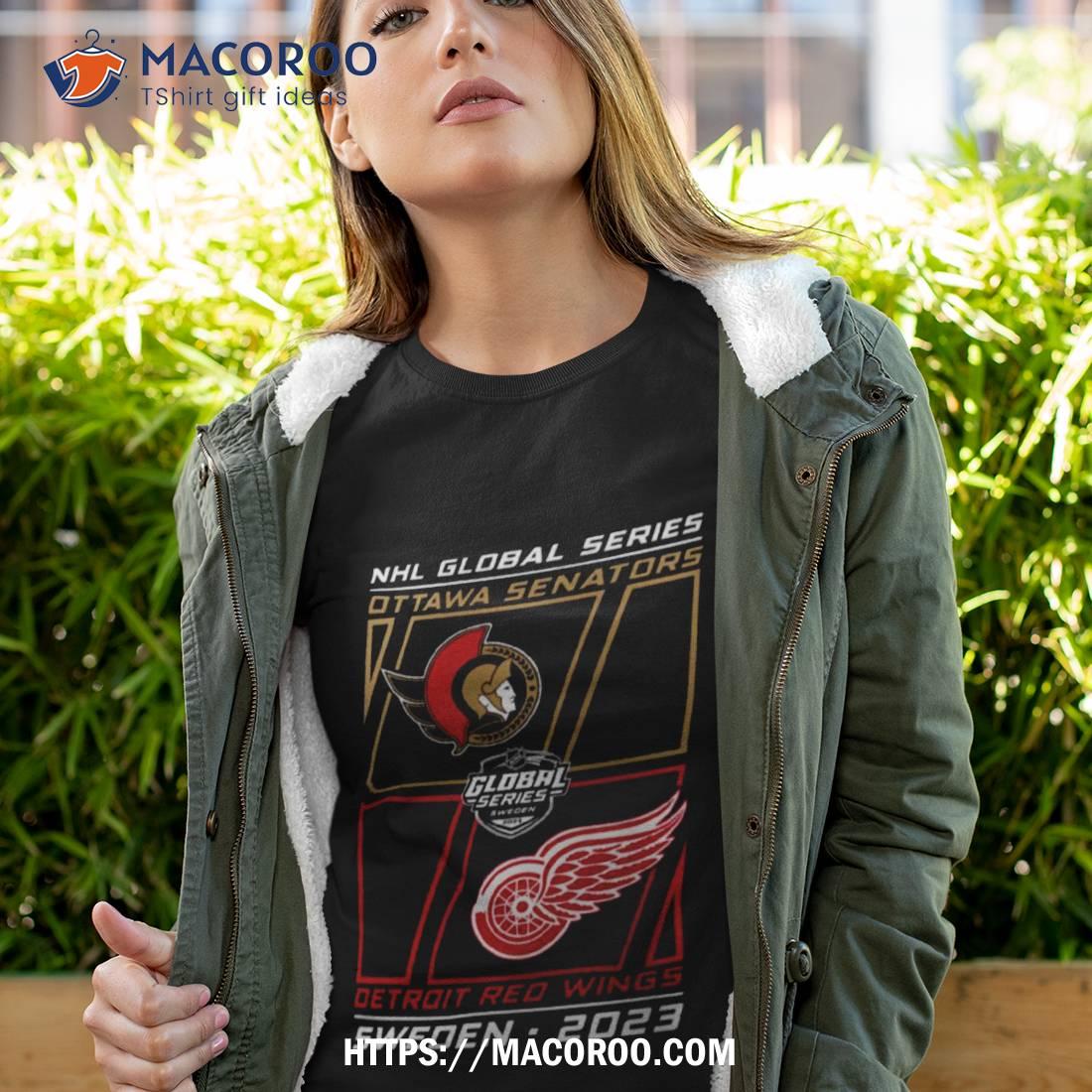 Ottawa Senators Vs Detroit Red Wings 2023 Nfl Global Series Match Up T Shirt Ottawa Senators Vs Detroit Red Wings 2023 Nfl Global Series Match Up T Shirt