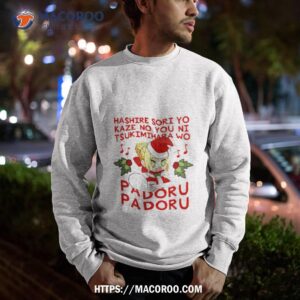 padoru padoru christmas shirt sweatshirt