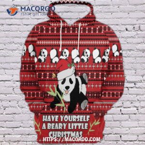 panda gosblue unisex 3d hoodies graphic for christmas sublimation printed novelty 0