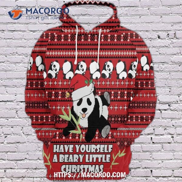 Have Yourself A Merry Little Christmas All Over Print 3D Hoodie