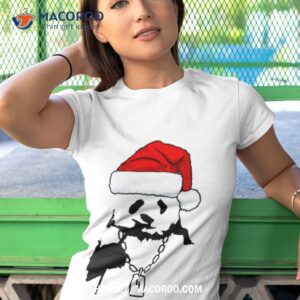 panda santa funny christmas 2023 shirt tshirt 1