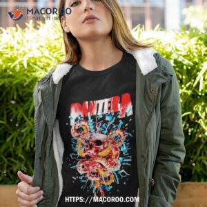 Pantera Drill Bit Skull And Snake Shirt